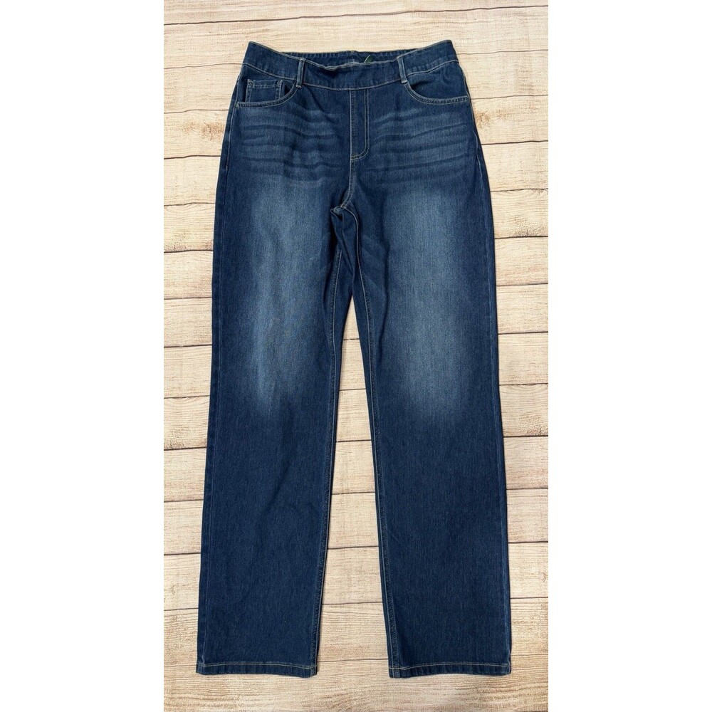 Halara Flex High Waist Pockets Straight Leg Casual Jeans Size Large Tall